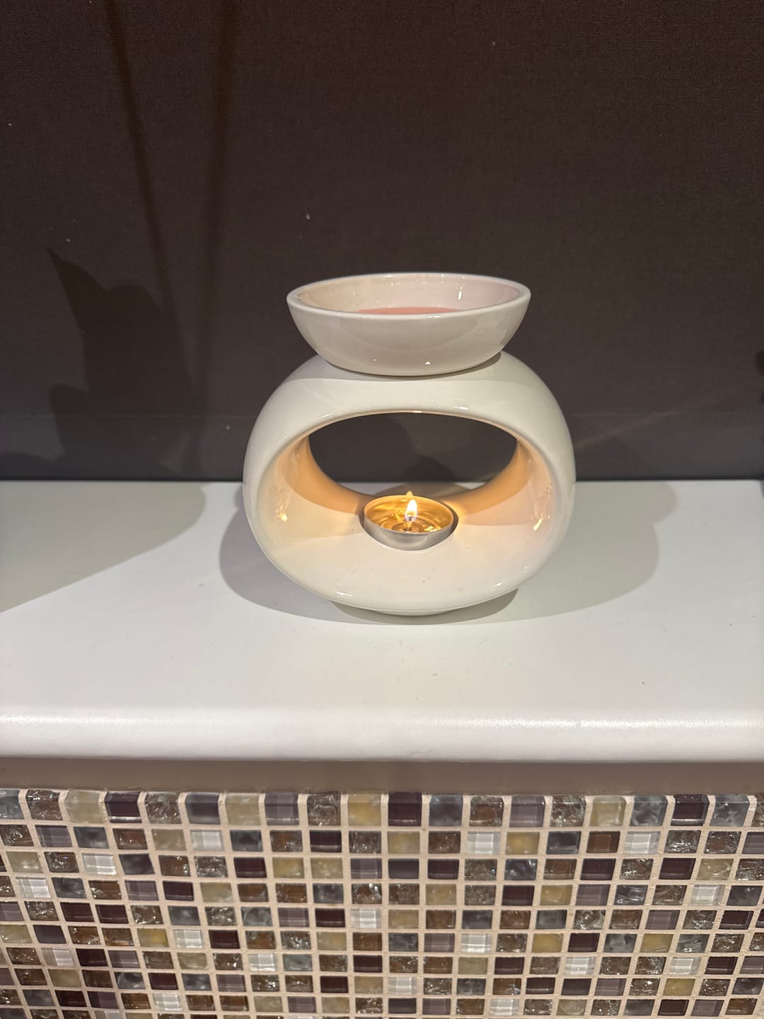 Customer photo review of Rome Ceramic Wax Burner