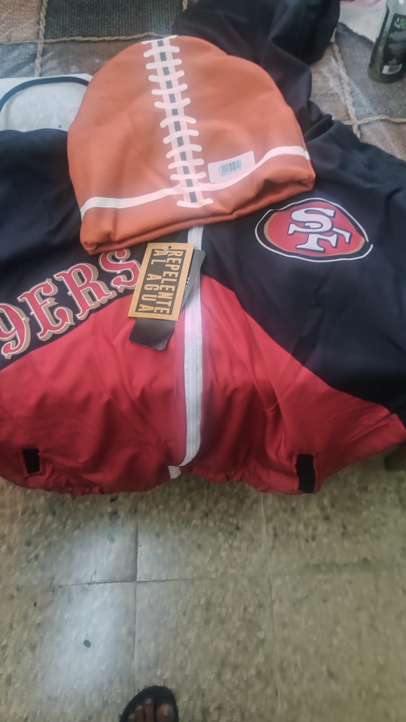 Customer photo review of Bomber Jacket San Francisco 49ers