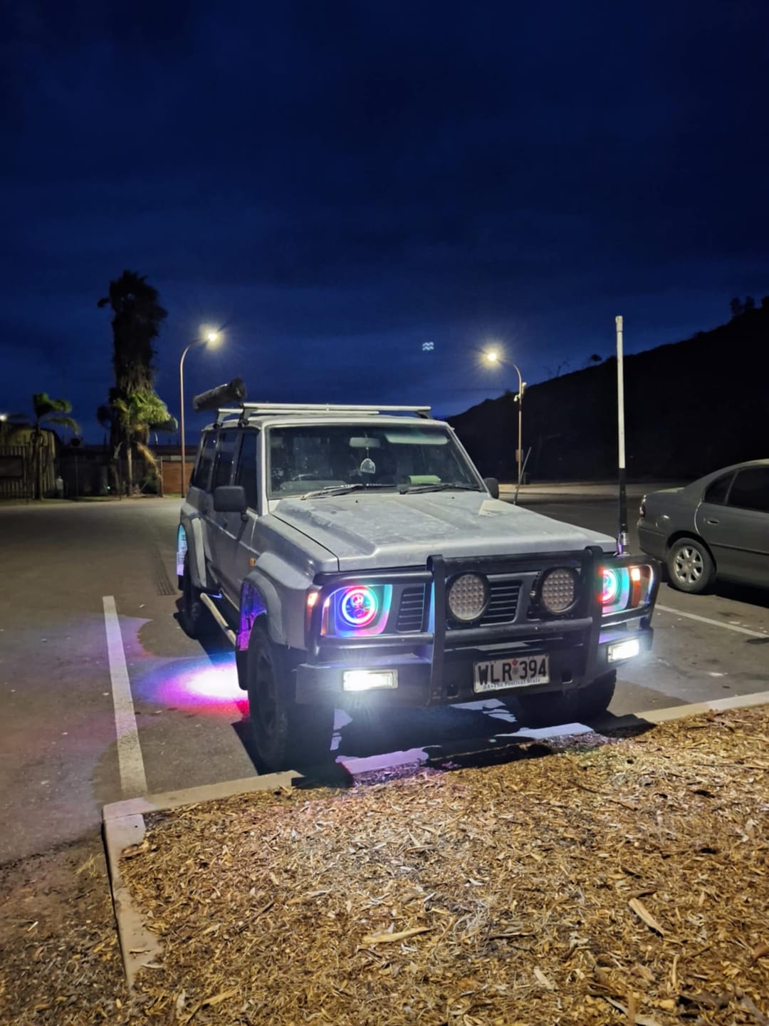 Customer photo review of 7" 'Halo' LED Colour Chasing Headlights