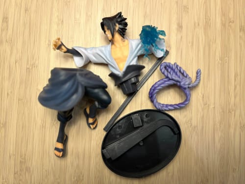 Customer photo review of Bandai 20cm Naruto Anime Sasuke Figure Action UchihaCartoon Toys