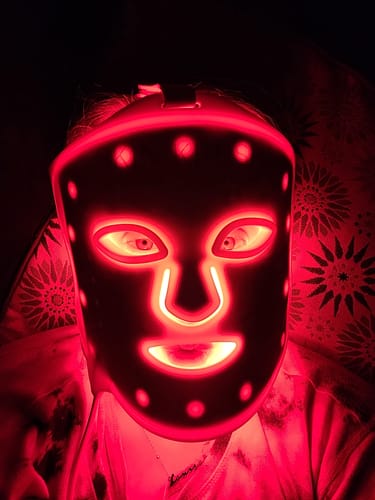 Customer photo review of Rejuvenating LED Mask