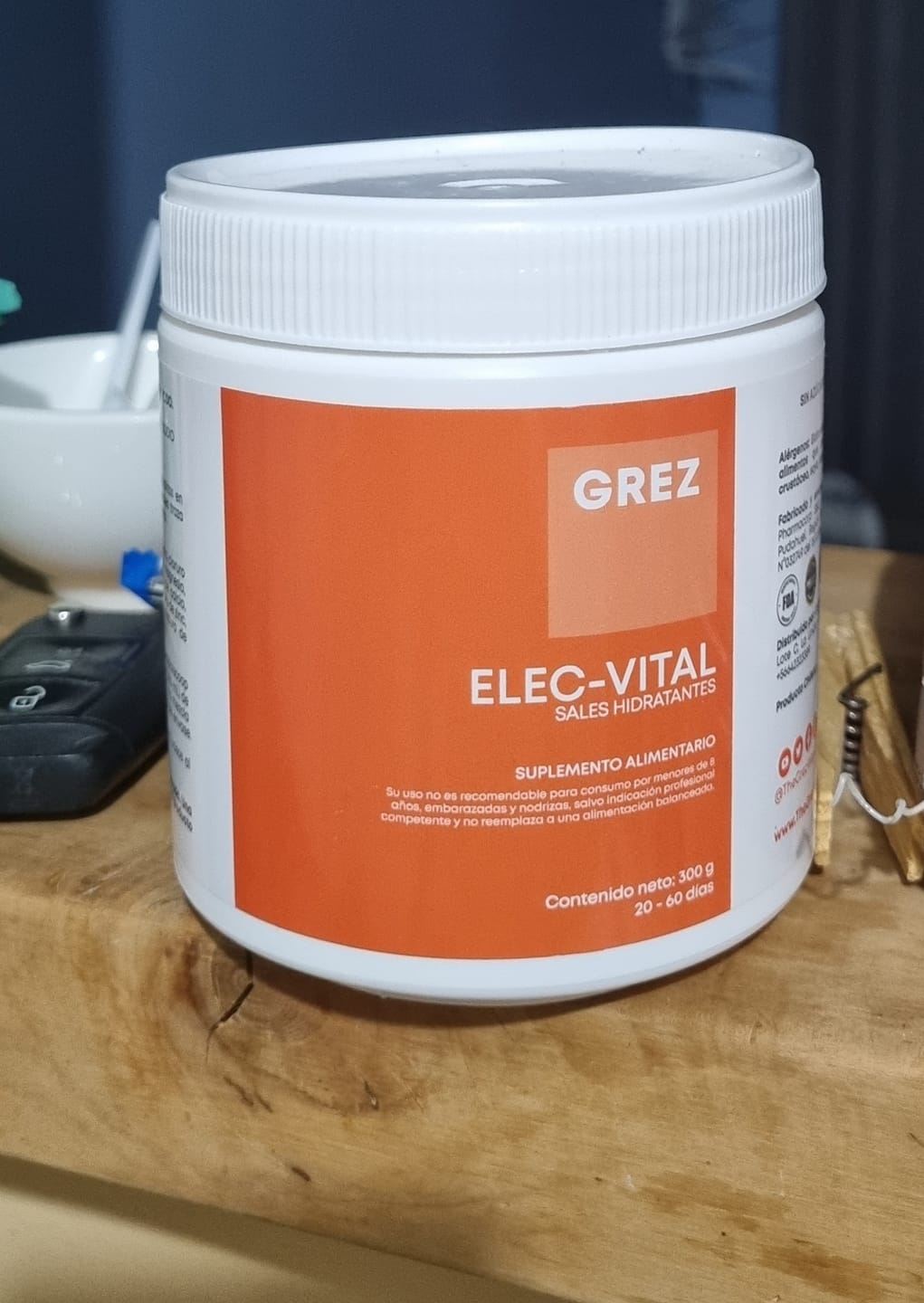 Customer photo review of ELEC-VITAL - Minerales electrolitos / Polvo 300g