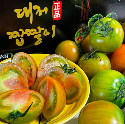 Customer photo review of [산지직송] 대저 짭짤이토마토 정품 오픈! 1.2kg ( 정말 이 시즌에만 ! )