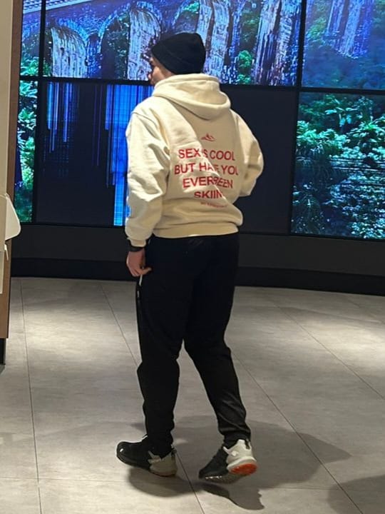 Customer photo review of SEX IS COOL - Oversized Hoodie