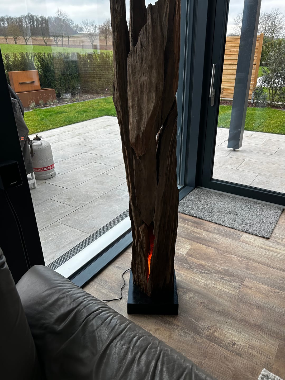 Customer photo review of Teakholz Stehlampe ALMA | Höhe 180 cm
