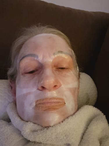 Customer photo review of Bio-Kollagen Gesichtsmaske