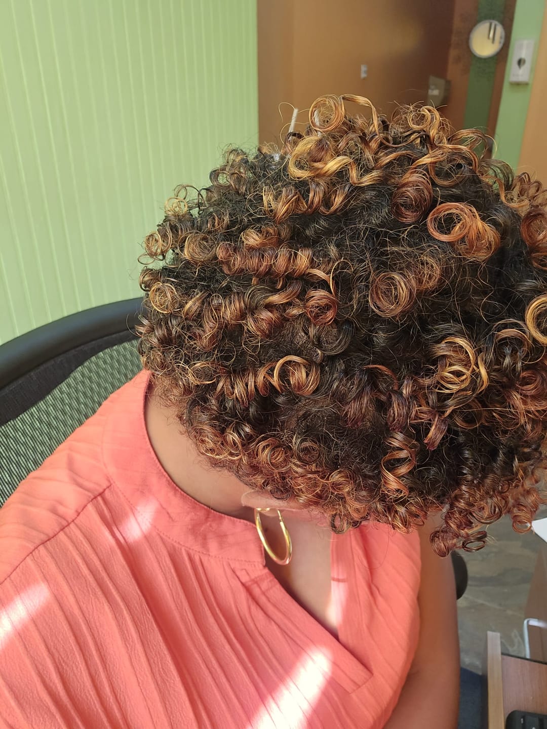 Customer photo review of SCULPT Curl Defining Gel