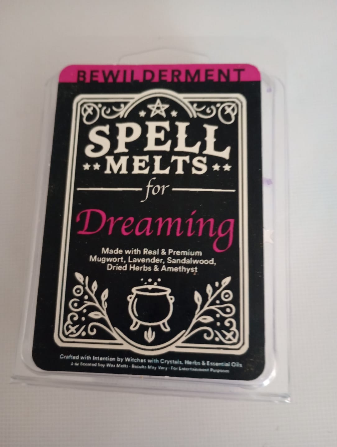 Customer photo review of Spell Melts for Dreaming Wax Melts