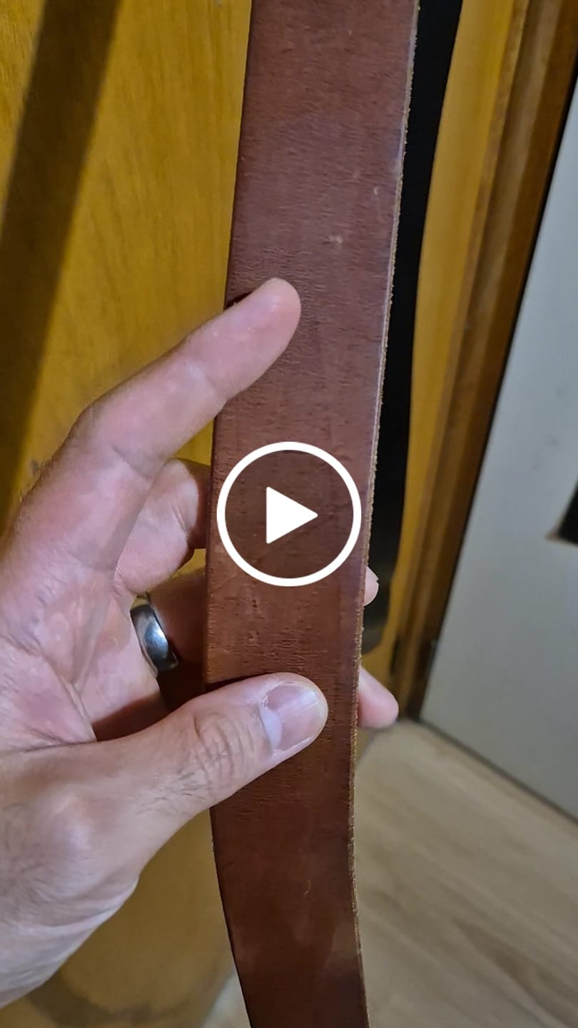 Customer video review of The Patina King Belt