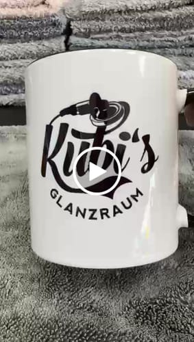 Customer video review of TassenExpress - Becher Keramik Tasse mit Logo bedruckt 325ml Firmenlogo