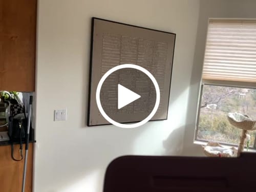 Customer review photo for Wabi-Sabi Wall Art #TX012