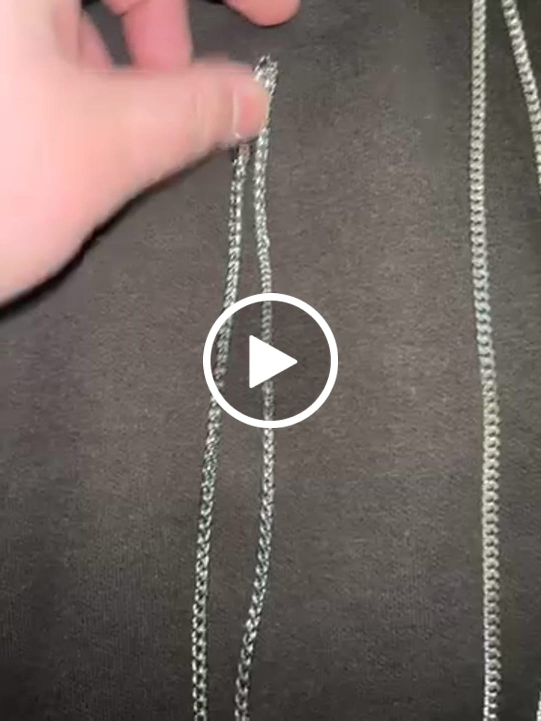Customer video review of Custom Clasp Wheat Chain
