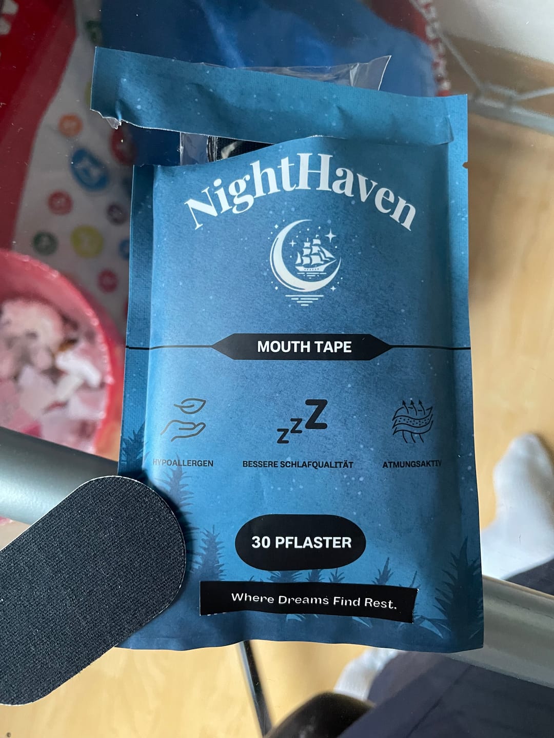 Customer photo review of Mouth Tape