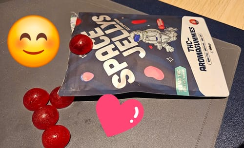 Customer photo review of THC Spacejellies Vollspektrum | 100mg THC | 20 Stk.