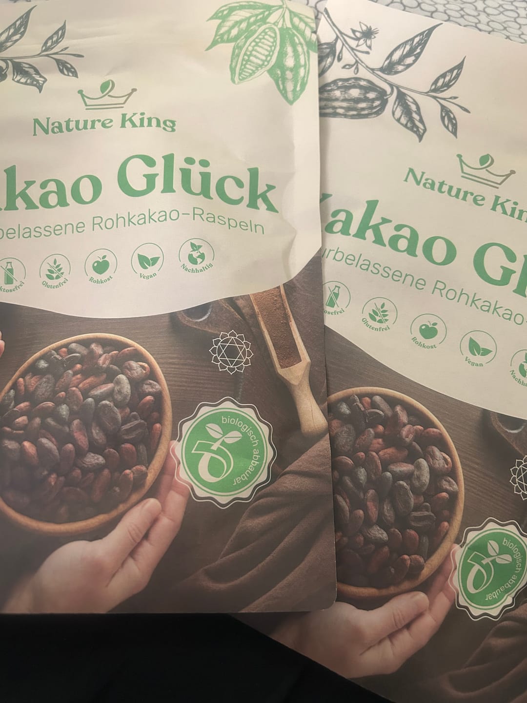 Customer photo review of Bio Kakao Glück (100% Bio Roh Kakao) - 250g