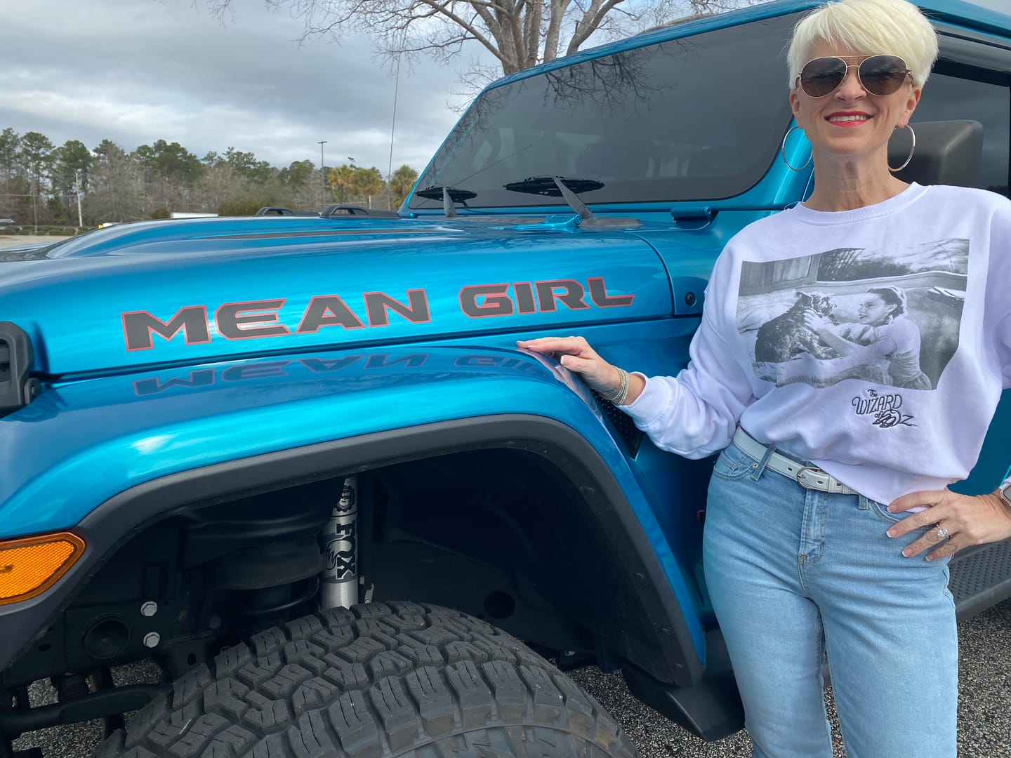 Customer photo review of Premium Hood Lettering | Set of 2
