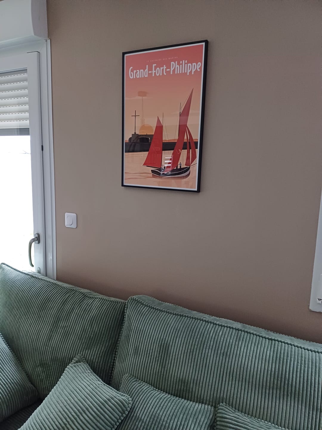 Customer photo review of AFFICHE GRAND-FORT-PHILIPPE - LE CALVAIRE DES MARINS