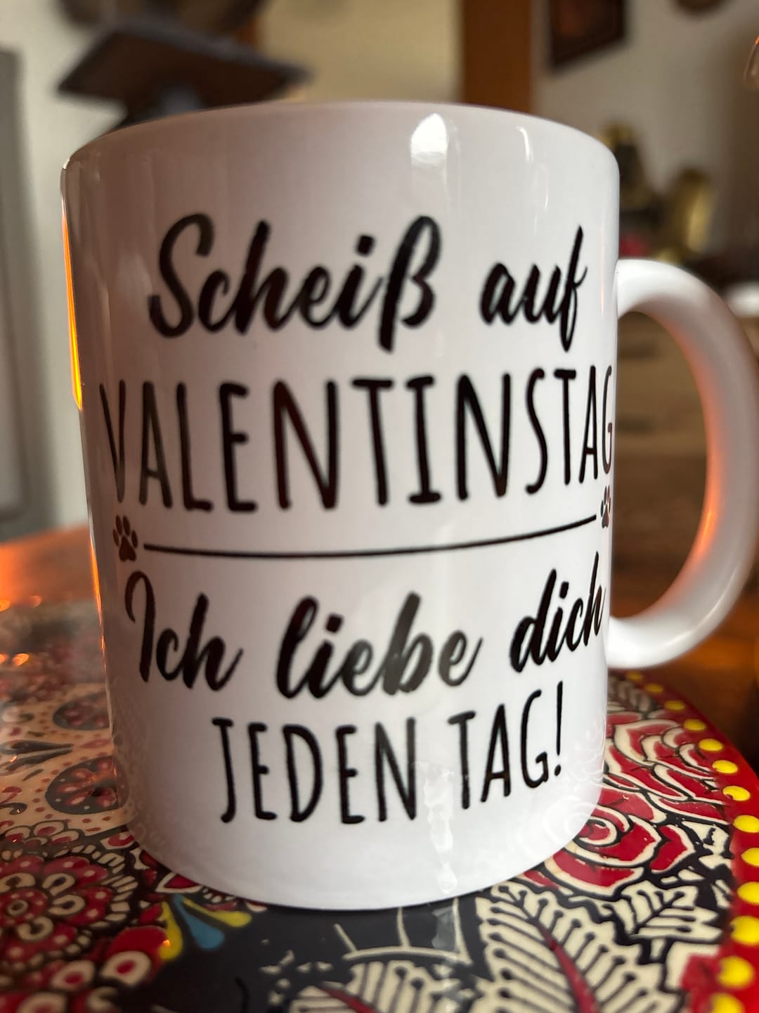 Customer photo review of Neugierige Katzen - Individuelle Tasse