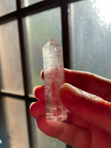 Customer photo review of Pointe cristal de roche taillée