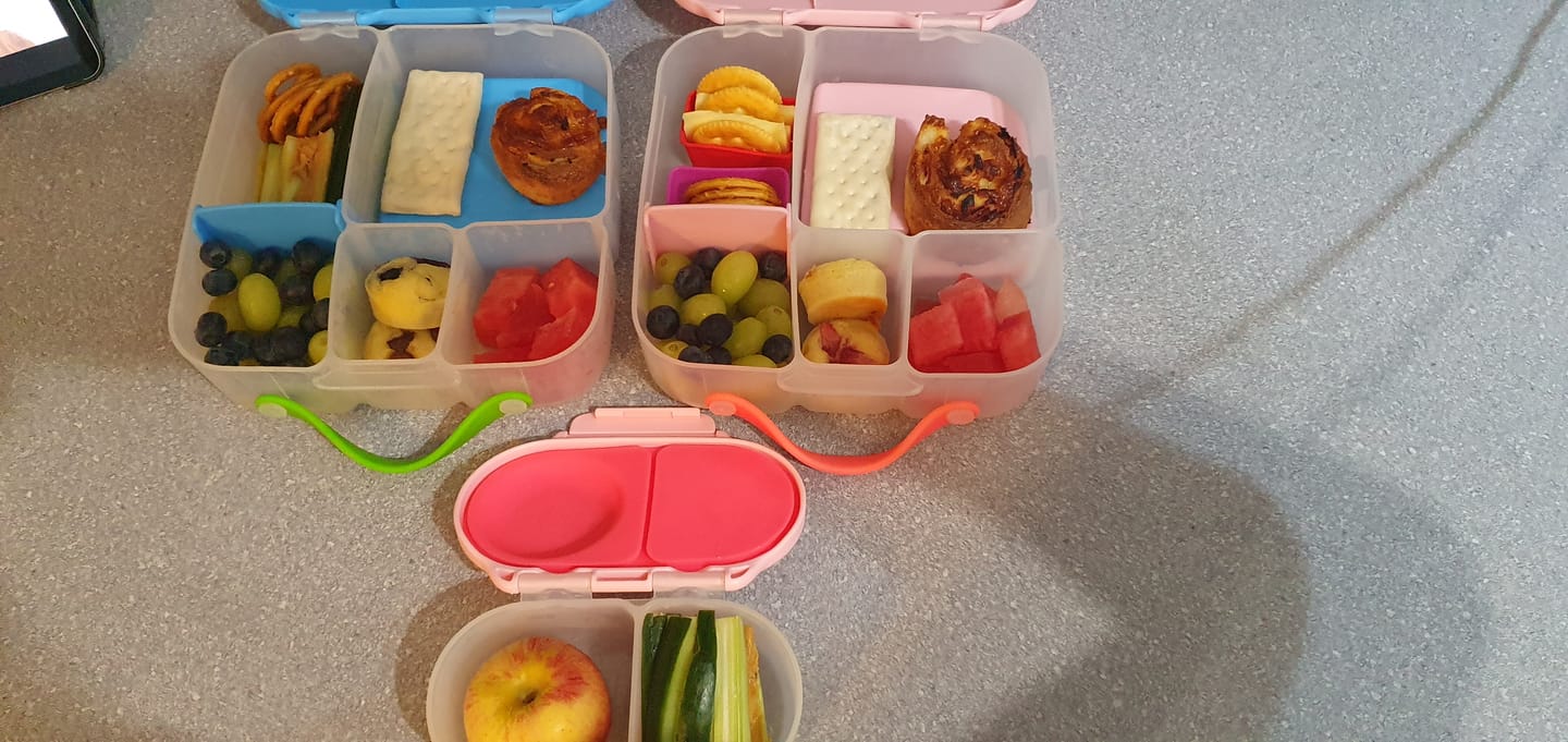 Customer photo review of b.box Snackbox – Flamingo Fizz - PRE-ORDER