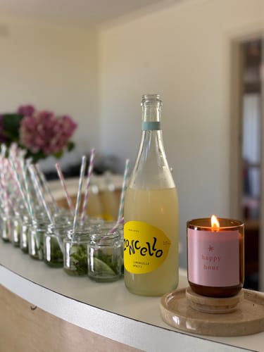 Customer photo review of Happy Days Candle - Happy Hour