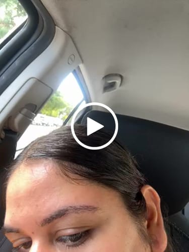 Customer video review of hair rave