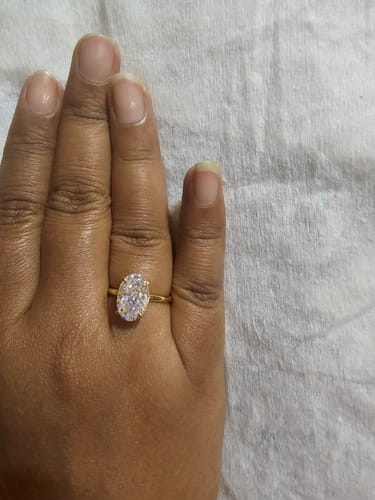 Customer photo review of WIFEY RING - Fine Silver