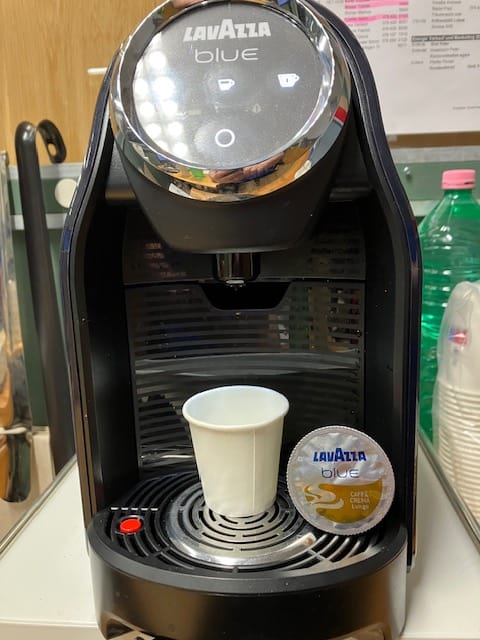 Customer photo review of CAFFÈ Crema Lungo 100% Arabica LAVAZZA BLUE 100 Kapseln (970)