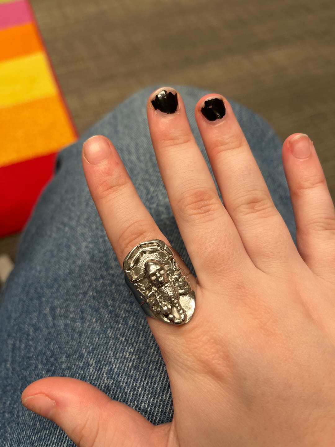 Customer photo review of RISING SCORPIO RING
