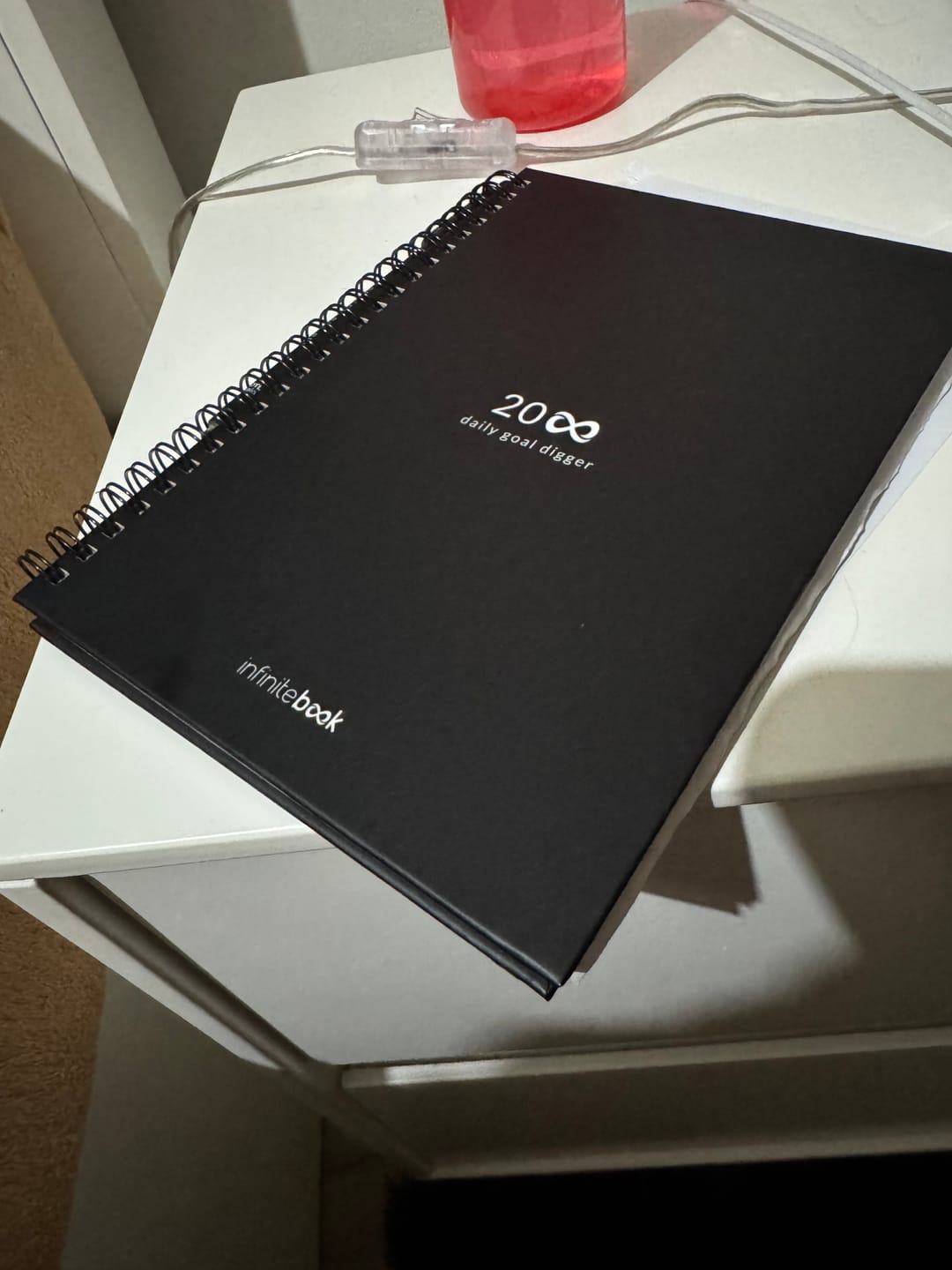 Customer photo review of Infinitebook Planner A5 Black