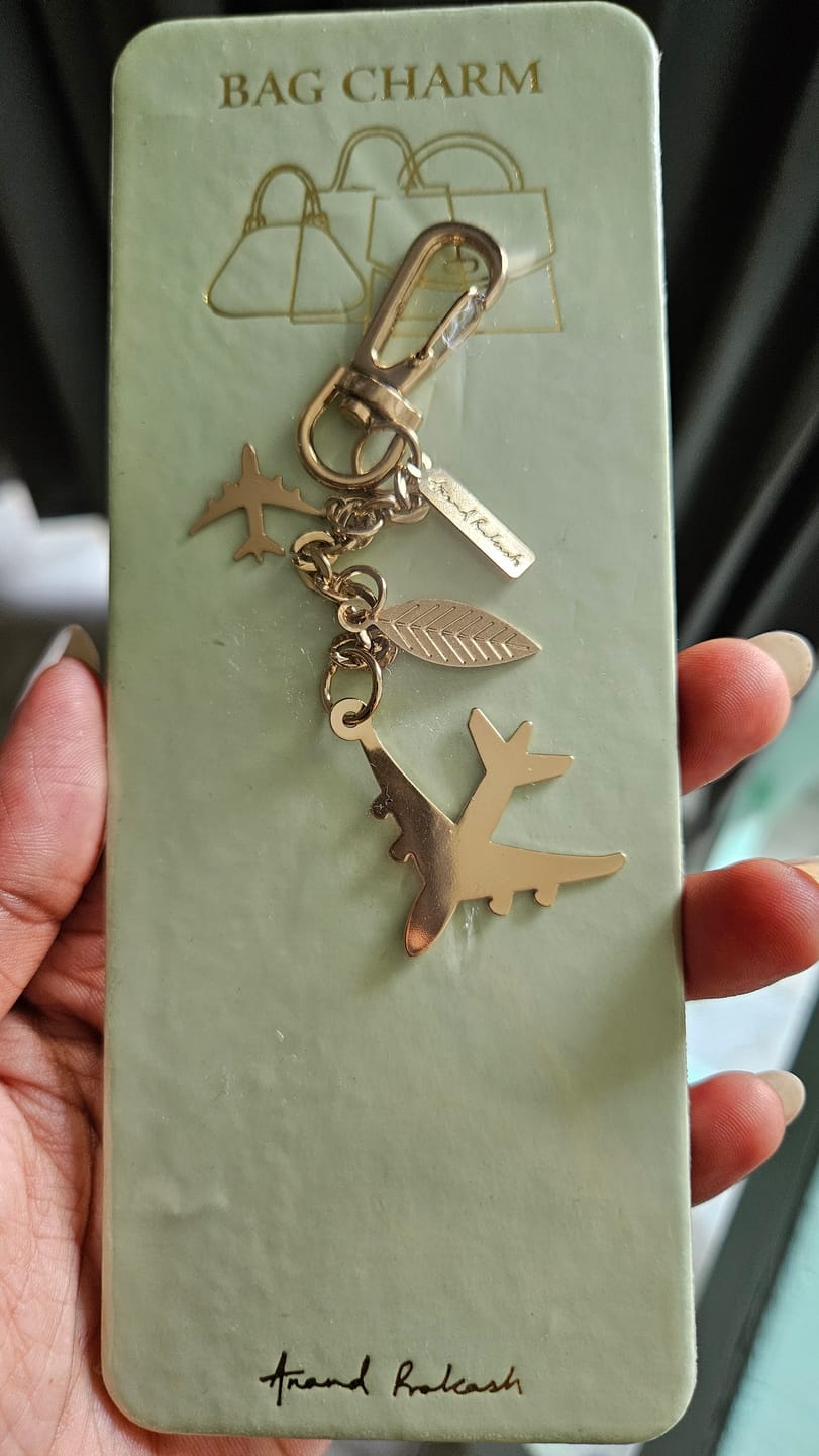 Customer photo review of Bag Charm Aeroplane