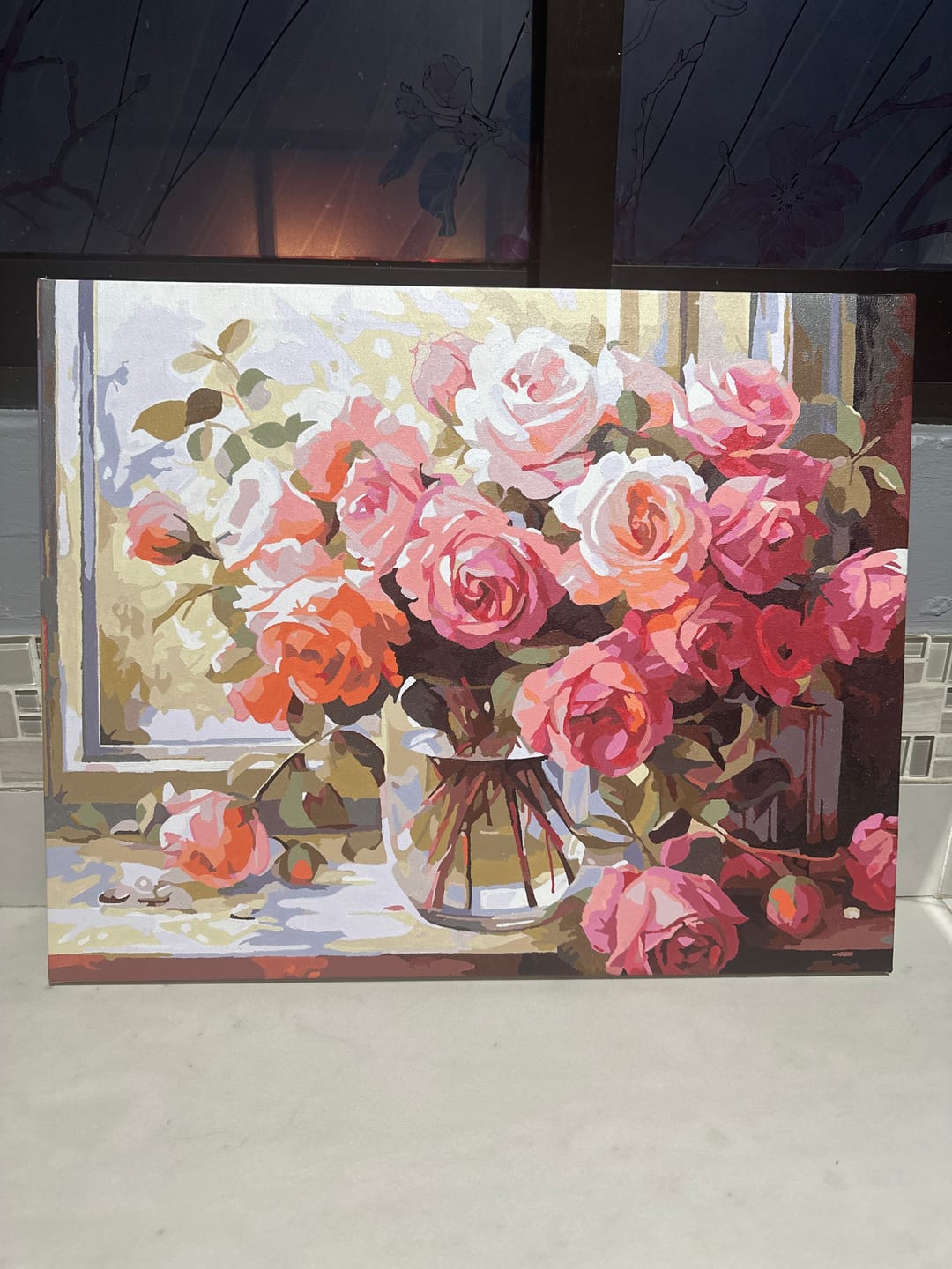 Customer photo review of Numbered Roses