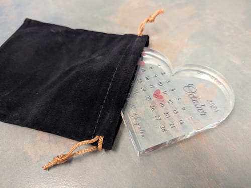 Customer photo review of Best Day Ever Heart - Red Hearts