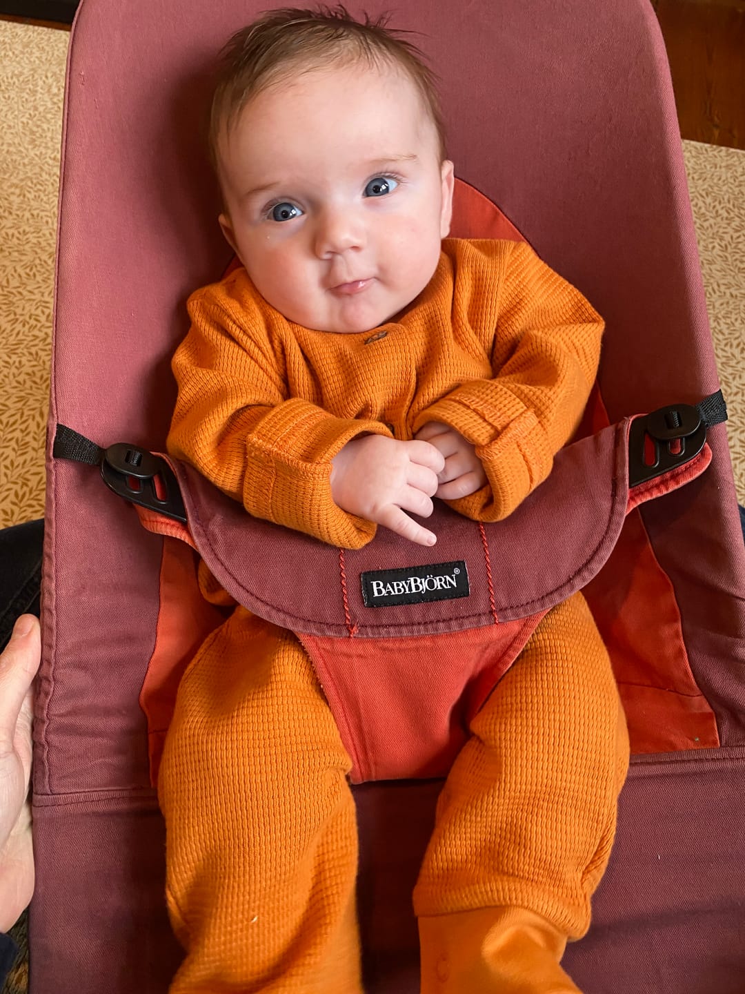 Customer photo review of Golden Ochre Organic Waffle Playsuit