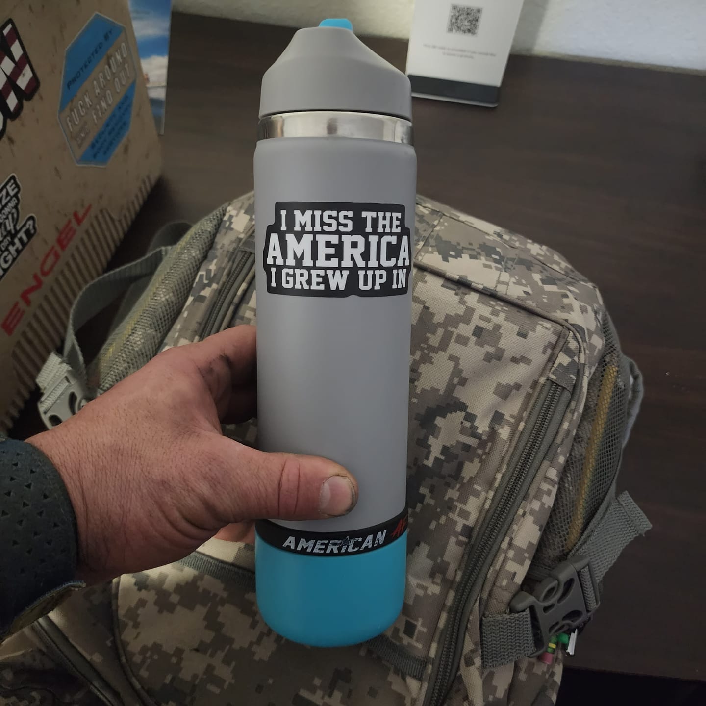 Customer photo review of I Miss The America I Grew Up In Decal