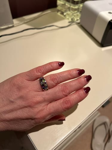 Customer photo review of Candy Wide Band Ring