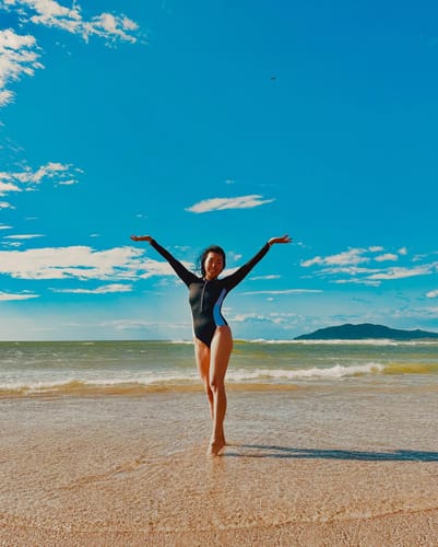 Customer photo review of G Sleeve - Long Sleeve Swimwear