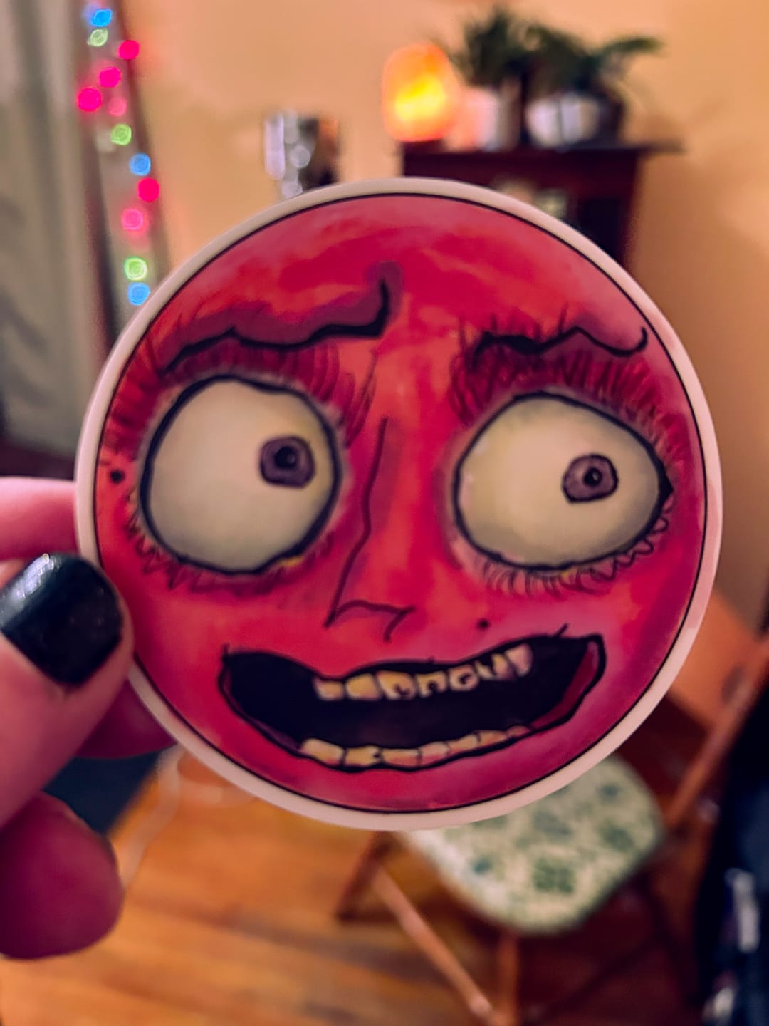Customer photo review of Circle Stickers