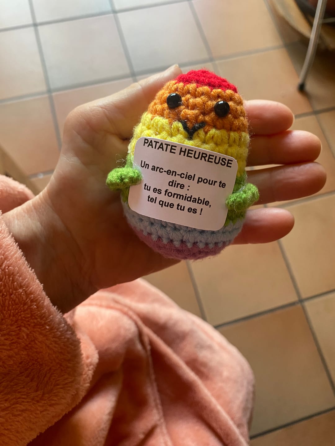 Customer photo review of Charlie la Patate Pride 🌈🥔