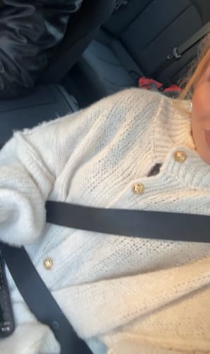 Customer photo review of Oversized Cardigan "CozyGlam"