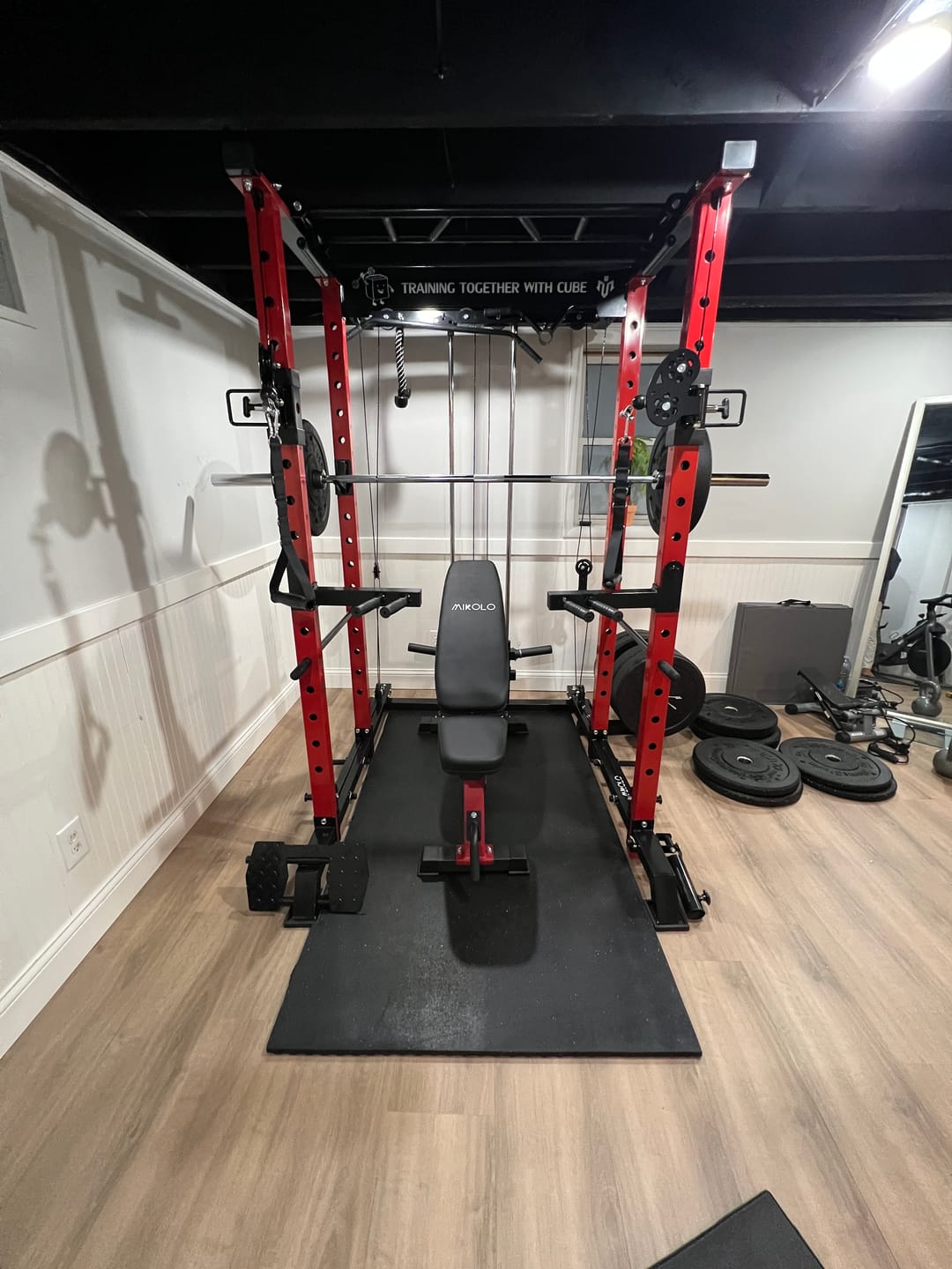 Customer photo review of 700lb Olympic Barbell