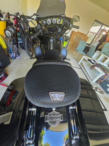 Customer photo review of Wind Rider Seat Cover