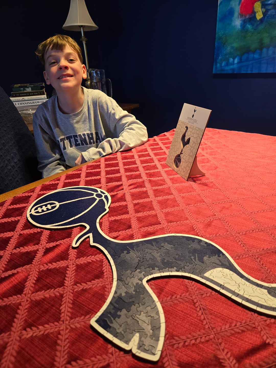Customer photo review of Tottenham Hotspur FC® Logo - Wooden Puzzle