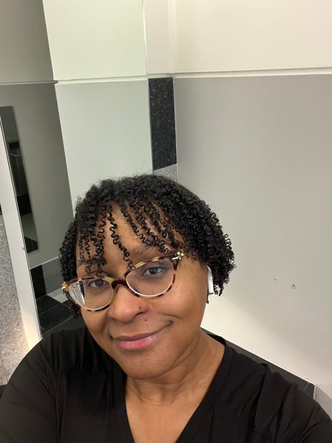 Customer photo review of Vanilla Bean Defining Curl Cream – Hydration & Definition for Curls That Shine