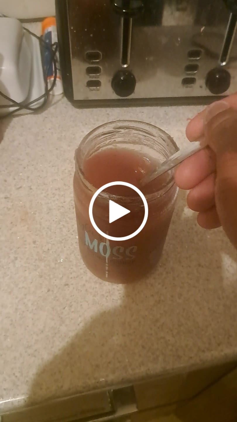 Customer video review of PURPLE SEAMOSS GEL 720ML *LIMITED EDITION*