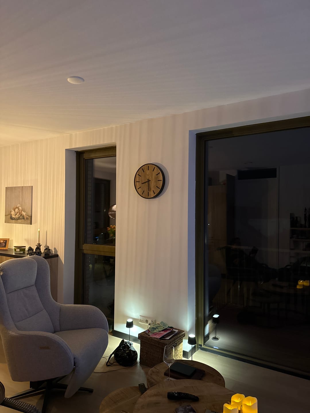 Customer photo review of Klok Wandklok industrieel | Mangohout Staal | ø 50cm / ø 41cm