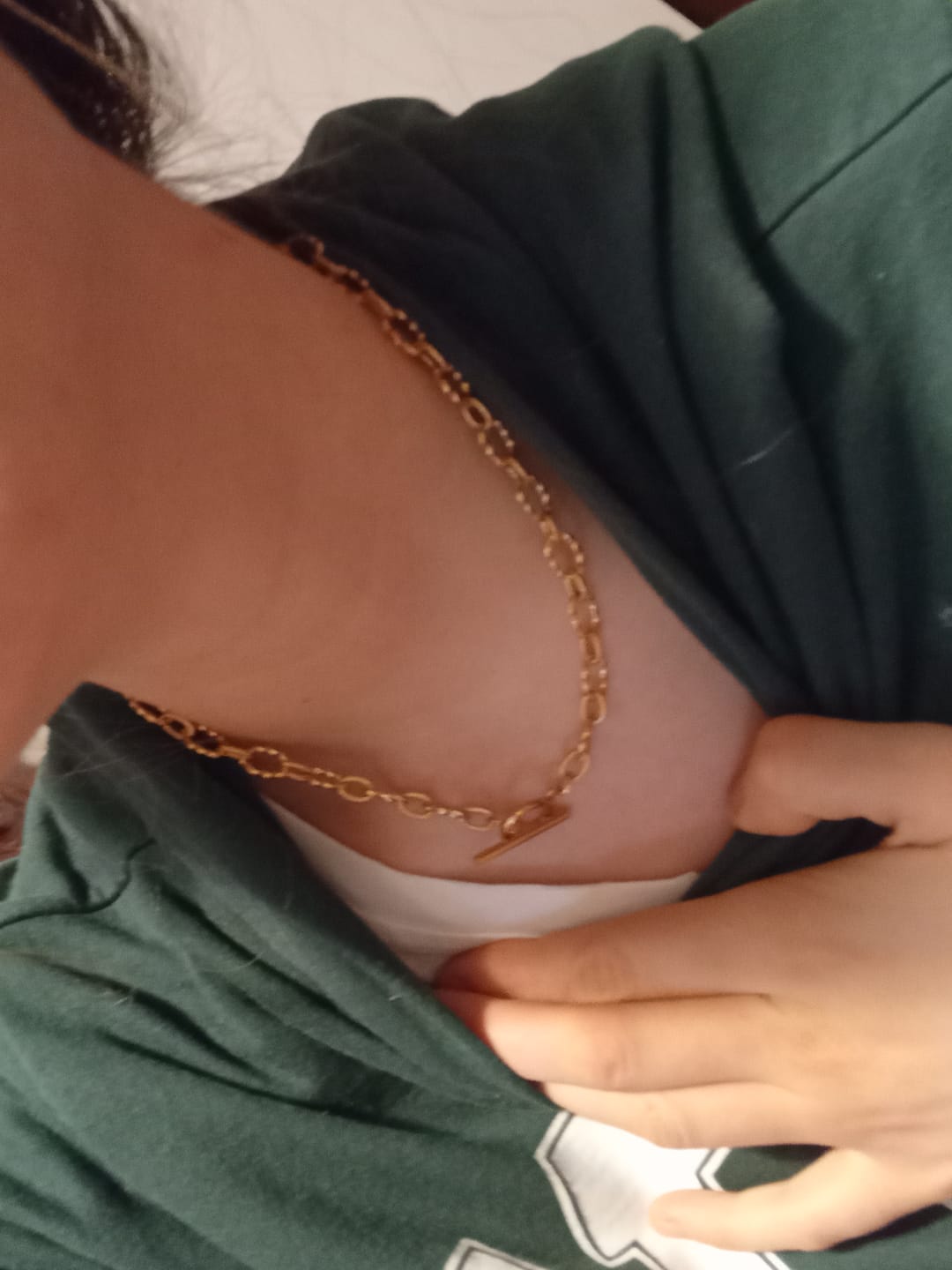 Customer photo review of Colier Golden Grace
