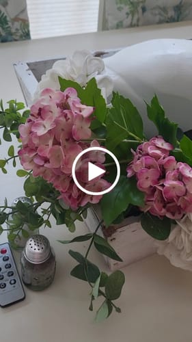 Customer video review of Bulk 26" Long Stem Hydrangea Stems Spray Branches Flower Real Touch Lifelike Arrangement  Wholesale
