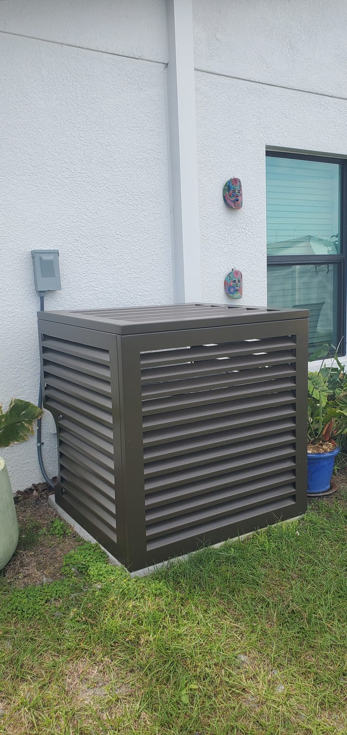 Customer photo review of Central AC Cover - Bronze