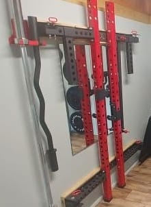 Customer photo review of FOLDGYM™ Wall Mounted Folding Squat Rack